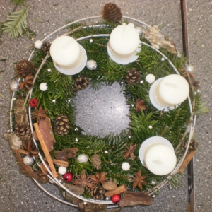 Výroba adventního věnce