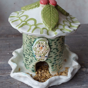 Keramické krmítko pro ptáky s Álou