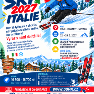 Lyžařský tábor Itálie 2027