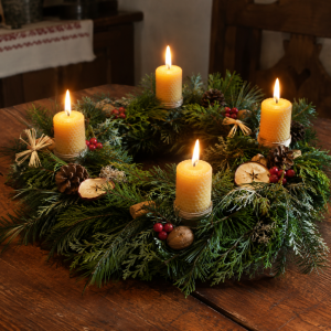 Výroba adventního věnce